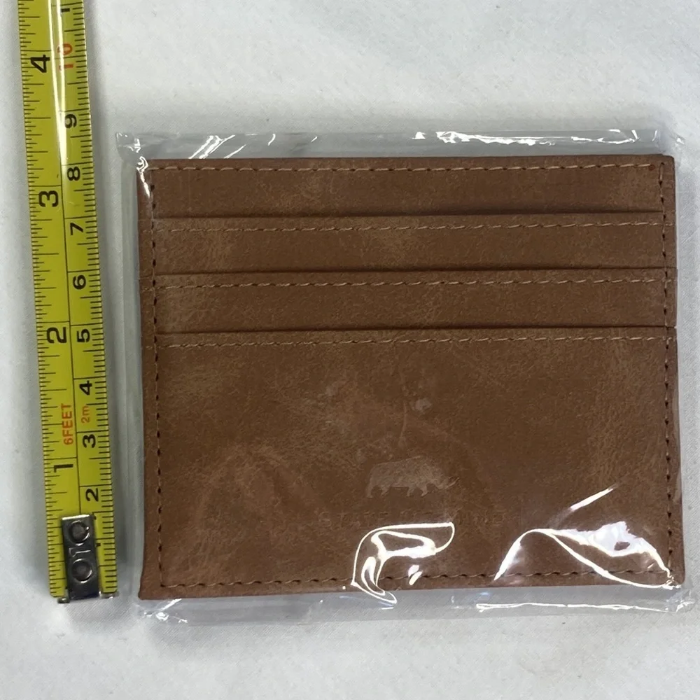 NEW State of Mind Wallet, Brown Vegan Leather